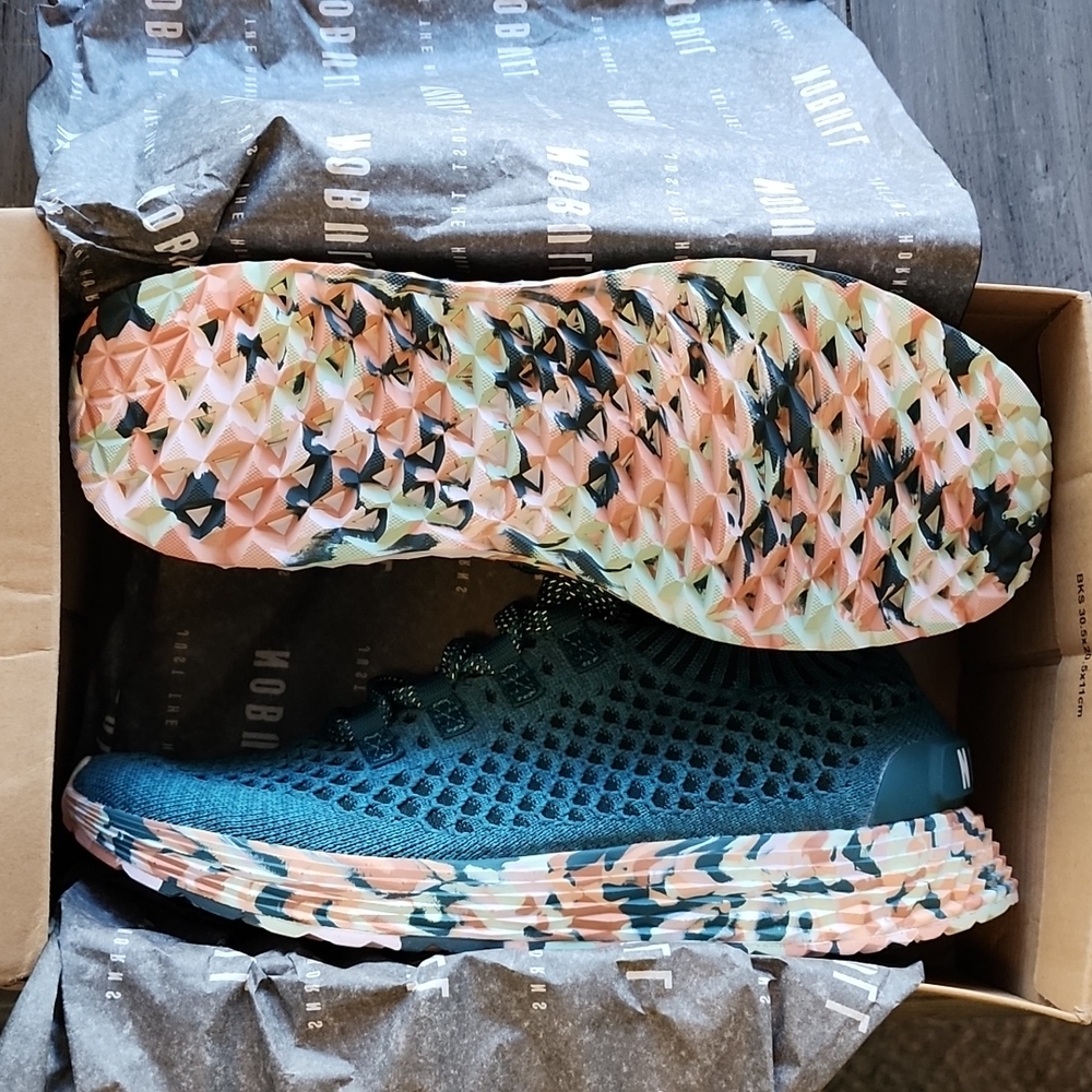 NOBULL DIAMOND RUN DEEP TEAL WILD SIZE 9.5
